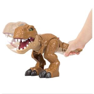 Fisher Price Imaginext Jurassic World Thrashin Action T Rex Chomping Dino Toy